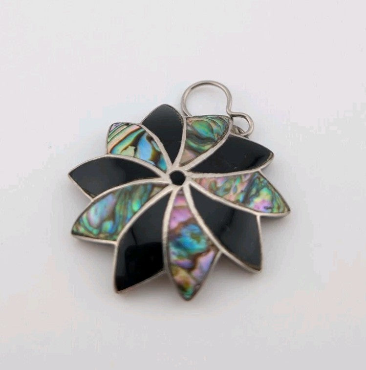 Vintage Mexican Taxco Jewelry Earrings Sterling Silver ICM1