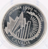 Coin Only 1999 25c December This is Canada Millennium Proof Sterling Silver Coin0
