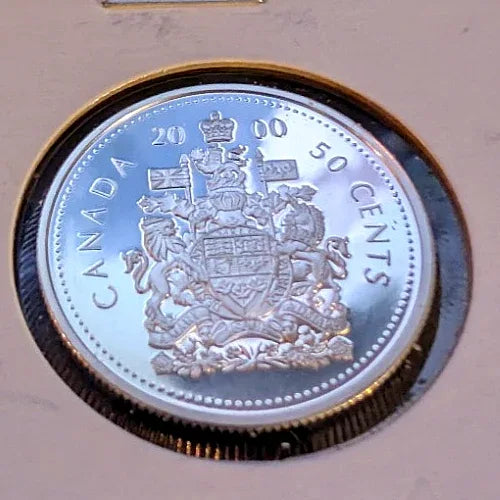 2000 Canada 50 cents Silver proof - Sterling Silver - NumisFind