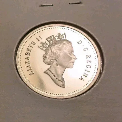 2001 CANADA 25 CENTS PROOF SILVER QUARTER HEAVY CAMEO COIN - NumisFind