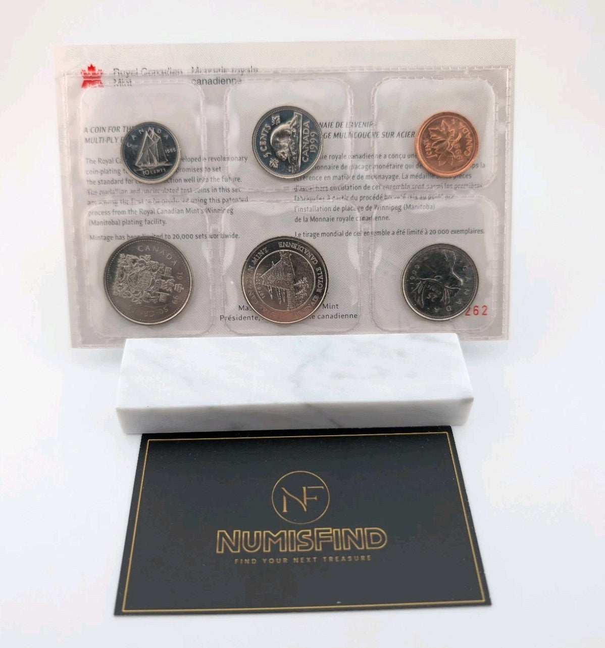 Canada 1999 Plated Test Coin Set - Perfect Condition2