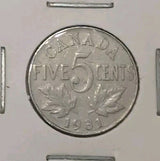 MINT ERROR DIE CRACK - Lot Of 2 Five Cents - Canada - 1930 And 19314