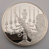 Sterling Silver Medal - The Hanukkah by Ernest Lauser Designed by Mark Aron0