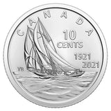 2021 Classic Canadian Unc Coin Set + Set of 3 dimes bluenose double dates4