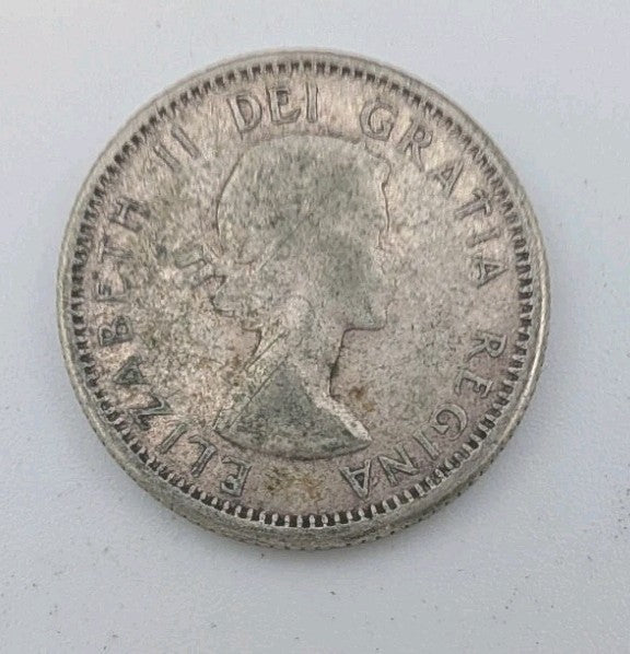 1960 Canada 10c Silver coin Dime - 2g of pure silver1