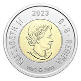 NEW ! 2023 Riopel Toonie $2 Color Canada Special Wrap RCM Roll - 25 coins - NumisFind