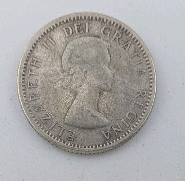 1956 Canada 10c Silver coin Dime - 2g of pure silver1