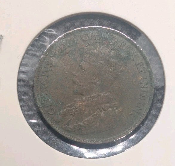 CANADA - 1912 Large Canadian 1 Cent Penny - G-61