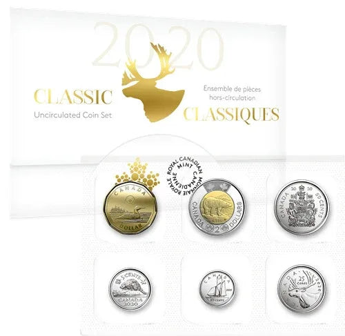 2020 Classic Canadian Uncirculated Coin Set in Original RCM Packaging!! - NumisFind