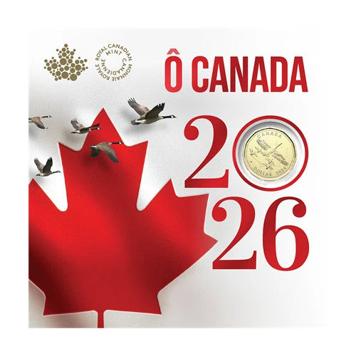 Ô Canada 2026 - 5-Coin Gift Card Set - Unique Loonie - Our Home Native Land0