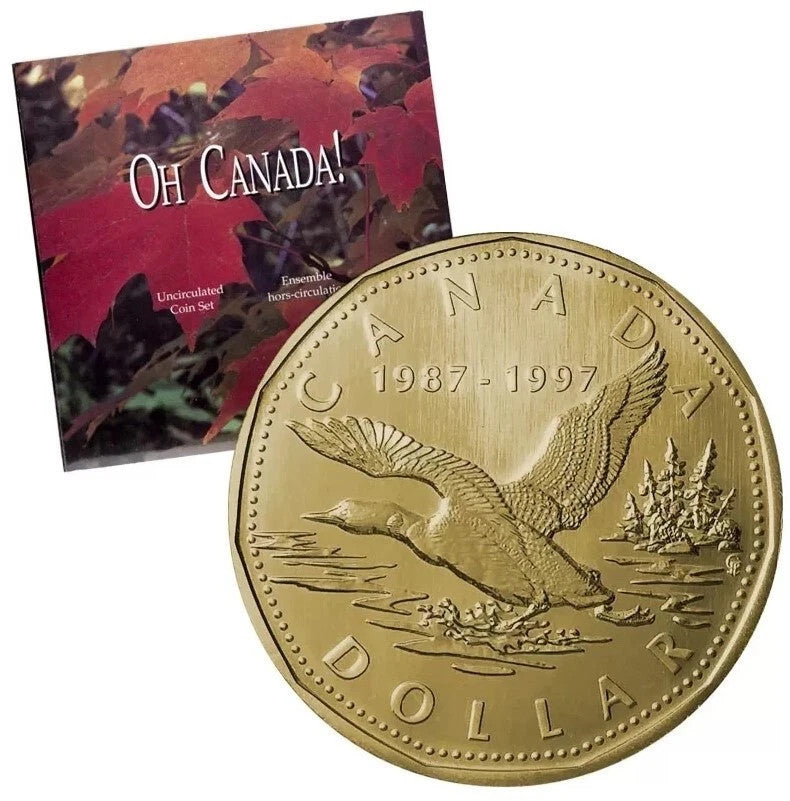 1997 Oh Canada Uncirculated Coin Set with Flying Loon0