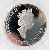 Coin Only 1999 25c June From Coast to Coas Millennium Proof Sterling Silver Coin1