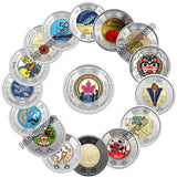 PRESALE Canada Complete $2 Colored Toonie 16 Coin Set 2017-2026 Royal Can Legion0