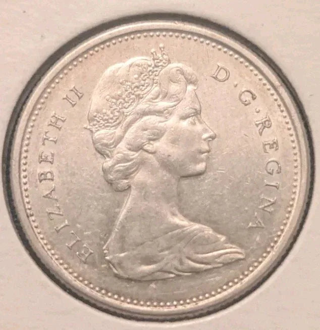 1966 Canada 25 Cent mint State MS - 0.8 Silver Coin - NumisFind