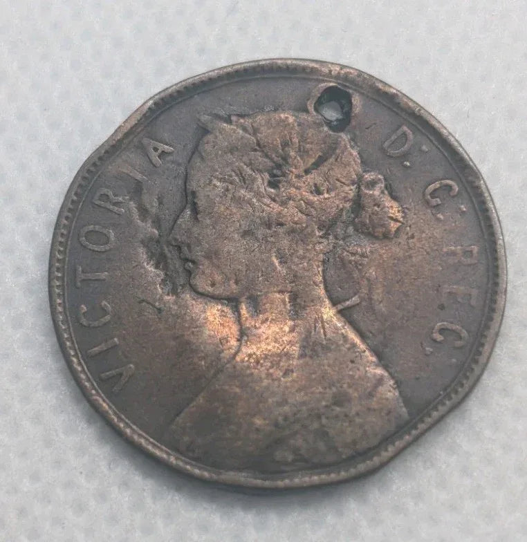 1890 Canada Newfoundland Large Cent Coin. Penny 1p 1c VG-8 - NumisFind