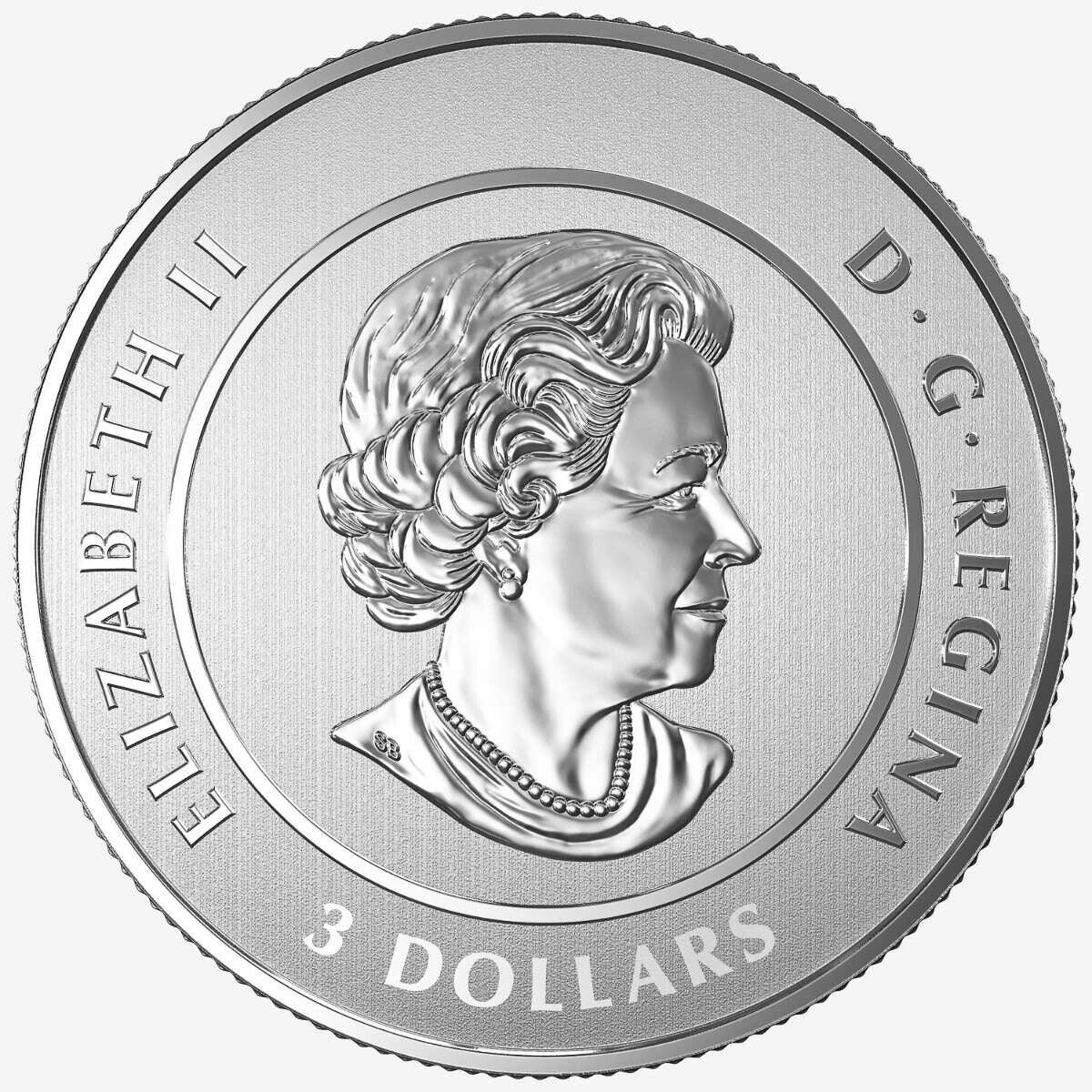 2017 - Canada $3 Dollar Fine Silver Coin .9999 Heart of our Nation - - NumisFind