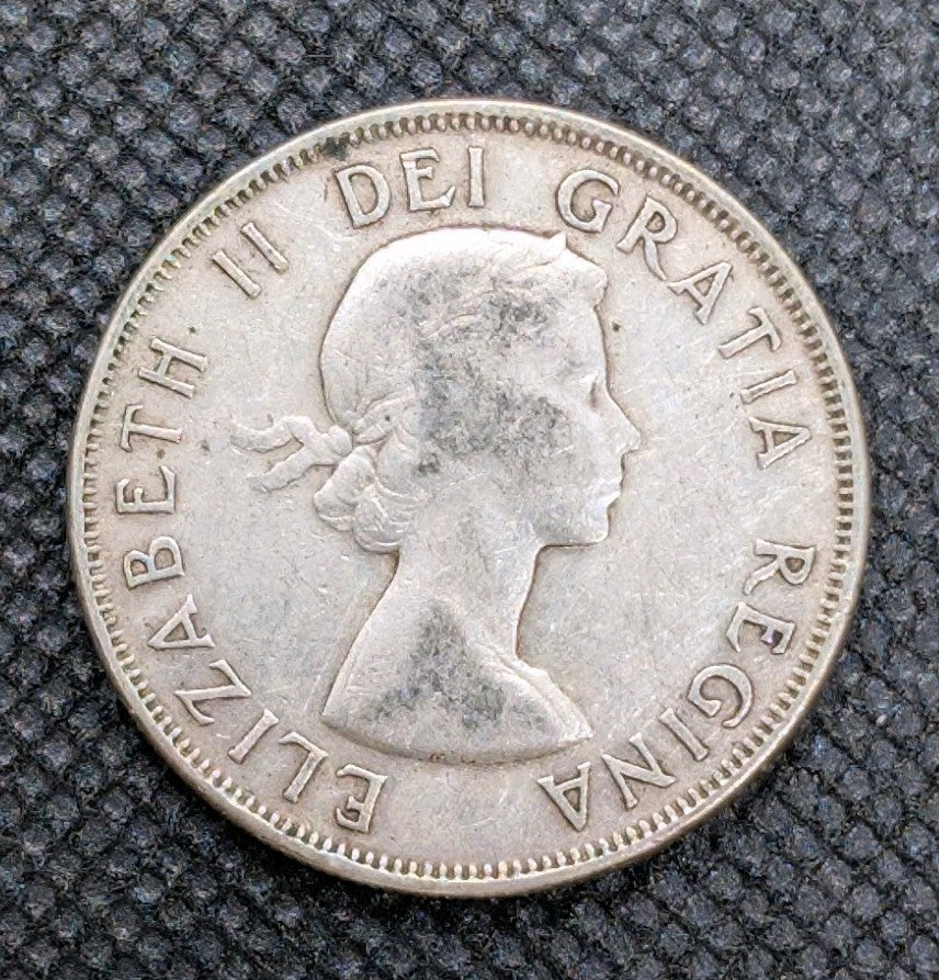 1953 - SD - Canada silver 50 cent - Canadian half dollar - 0.3 oz of silver1
