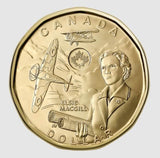 2023 Canada Loonie - Elsie MacGill PLAIN & COLOURED $1 - fresh from mint roll2