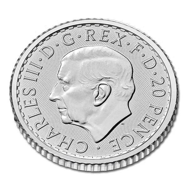 NEW ! 2026 20 Pence Britannia 1/10 oz .999 Fine Fractional Silver Coin - NumisFind