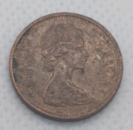 1967 1 Cent Canada Circulated Canadian Penny1