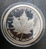2013 Cannabis Proof - Silver Bullet Silver Shield .999 1 oz Silver Round - NumisFind