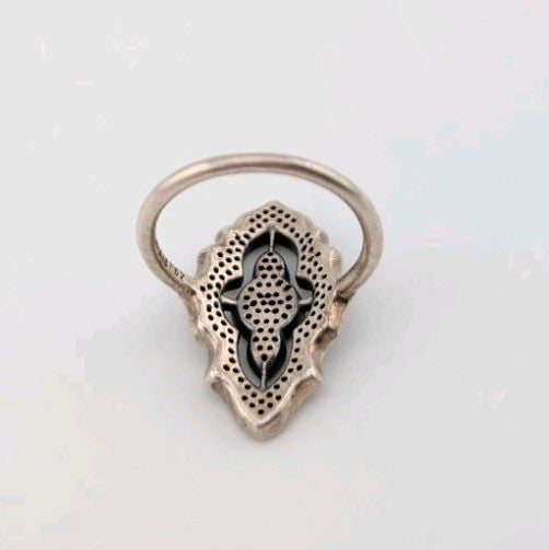 Pandora Sterling Silver Clear Sparkling Lace CZ Ring Size 7 1/21