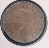 1949 Canada Small Cent Canadian 1 penny coin1