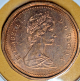 1985 Canada one cent penny - AU1