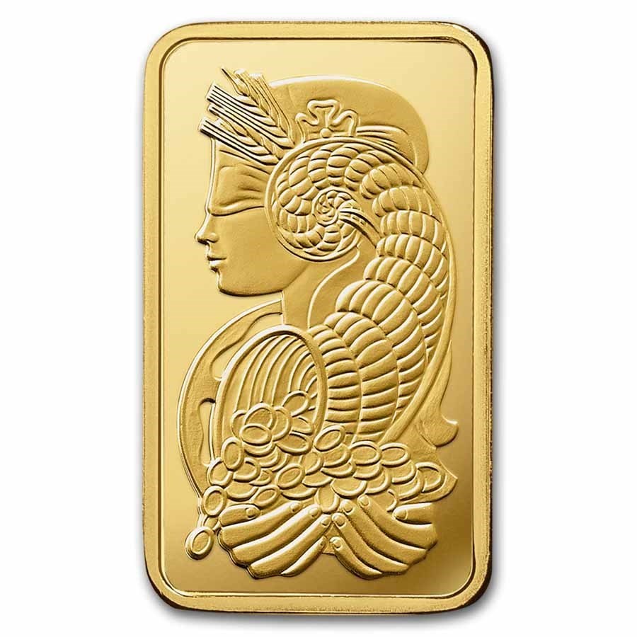 Mini Pamp Suisse Lady Fortuna 1g Gold Bar .9999 Fine - Sealed Assay PAMP3