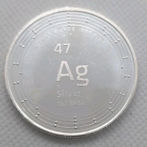 1 oz 999 Silver Round By Elemental Mint US Refinery 47 Ag Silver 107.8682 - NumisFind