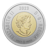 CANADA 2 DOLLAR COIN 1 NON-COLOURED 2023. 1952-2022 CENTENNIAL - NumisFind