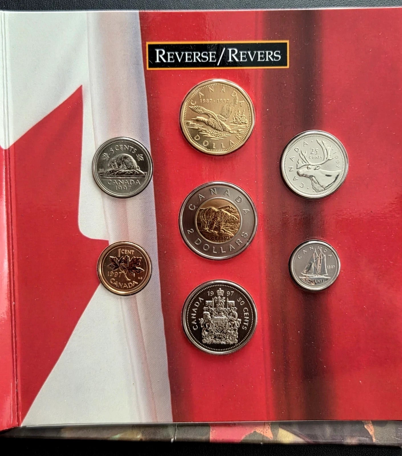 1997 Oh Canada Uncirculated Coin Set with Flying Loon1