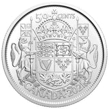 Canada 2021 SET OF TWO Coins 50 Cent Regular & 100th Anniversary Coat of Arms BU1