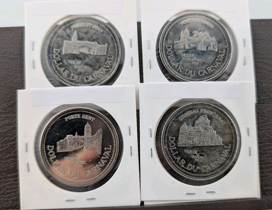 LOT OF (50) TOKENS - CARNAVAL DE QUEBEC 1981-1992 - Lots of varieties9