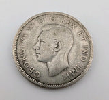 Canada 1946 25 Cents 25c Canadian Caribou Quarter Coin - 80% Silver - ASW .150oz1