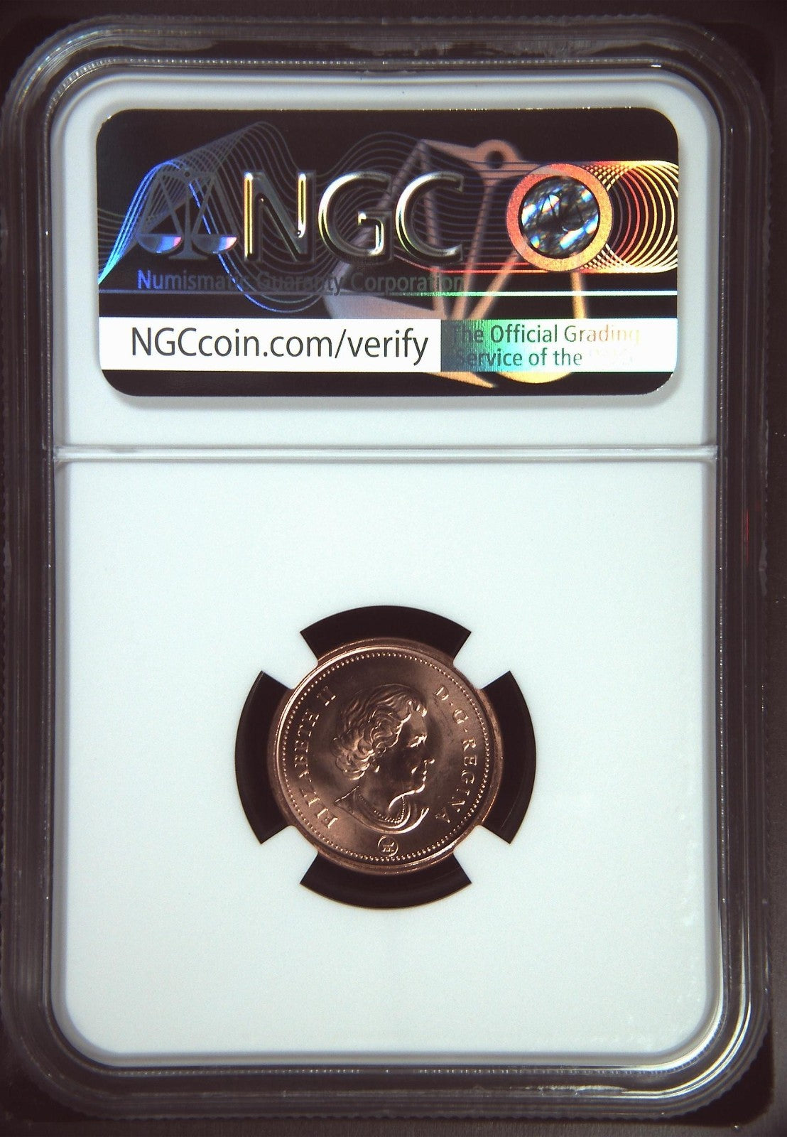 Canada one 1C Cent Coin 2009 NGC MS 67 RD Queen Elizabeth II Canadian Coin1
