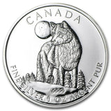 2011 Canada $5 Dollar 1oz .9999 Silver BU Wolf Wildlife Series Coin - NumisFind
