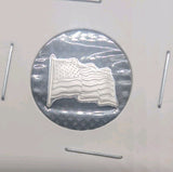 1g  .999 Silver American Flag Silver Bullion gram0