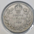 1935 Canada Silver 10 Cents - 0.8 Silver Coin - Key Date! - NumisFind