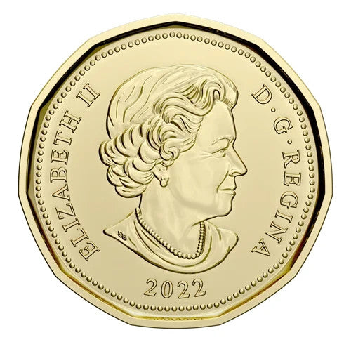2022 Canada $1 Birth Alexander Graham Bell 175th Anniv Coloured Loonie Roll2