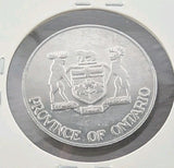 1977 Queen Elizabeth II Silver Jubilee Province Of Ontario Aluminum Token0