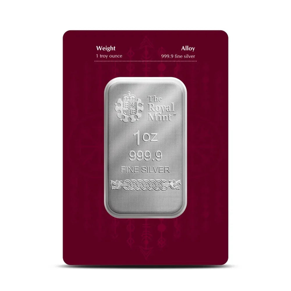 2025 The Royal Mint & Germania Mint partnered 1 oz Silver Bar Norse Gods Thor - NumisFind