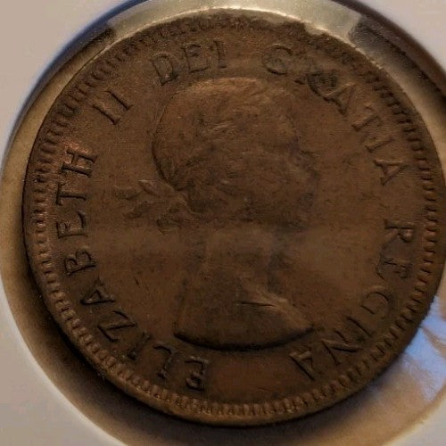 Lot Of 8 Circulated Canada 1 Cent Pre 1960 (G-VG Grade)15