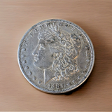 XF-AU - 1884 S MORGAN SILVER DOLLAR U.S. MINT COIN RARE KEY DATE - Extremly Fine0