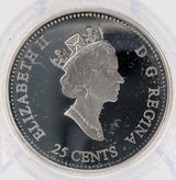 Coin Only 1999 25c January A Country Unfol Millennium Proof Sterling Silver Coin1