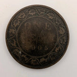 CANADA - 1905 Large Canadian 1 Cent Penny - G-40