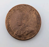 1925 Canada 1 Cent  Coin - KEY DATE ! - VF1