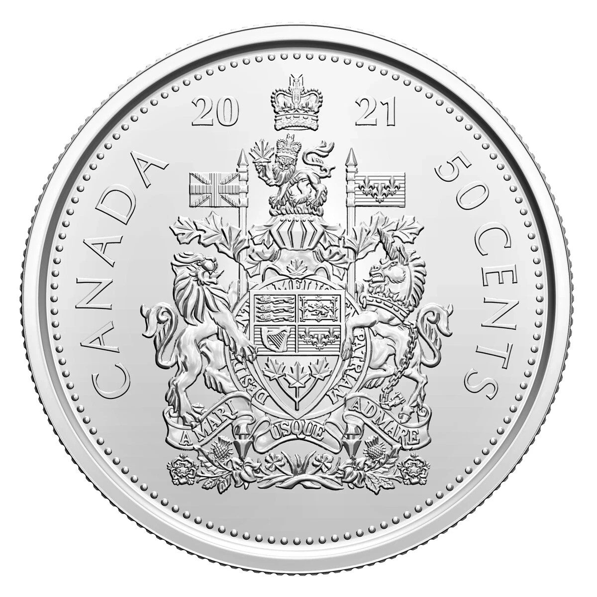 Canada 2021 Canadian 50 Cent Half Dollar Coin Uncirculated0