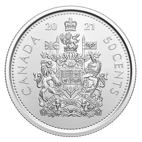 Canada 2021 Canadian 50 Cent Half Dollar Coin Uncirculated0