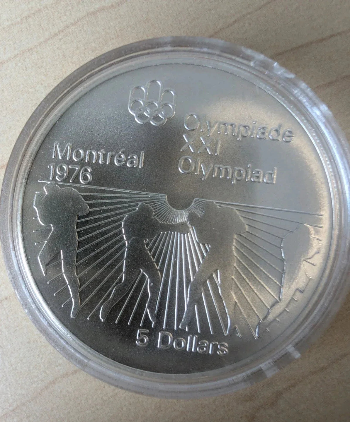 1976 Canada RCM 5 Dollar Silver Montreal Olympics Silver Coin - NumisFind